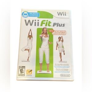 Nintendo Wii Fit Plus with Green Accents